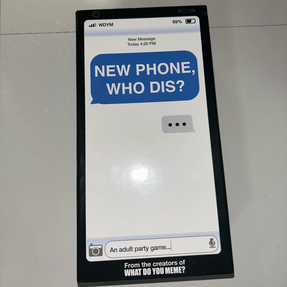 New Phone, Who Dis? Adult Party Game